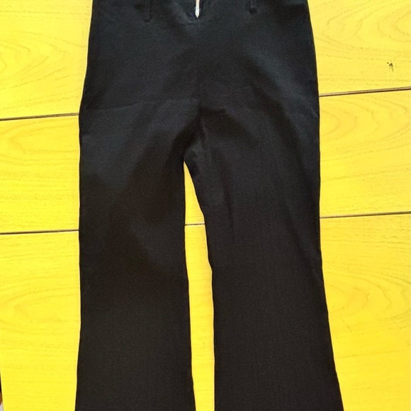 Vintage y2k 90 zip up halter jumpsuit black flared ACCEPTING OFFERS - Picture 7 of 7